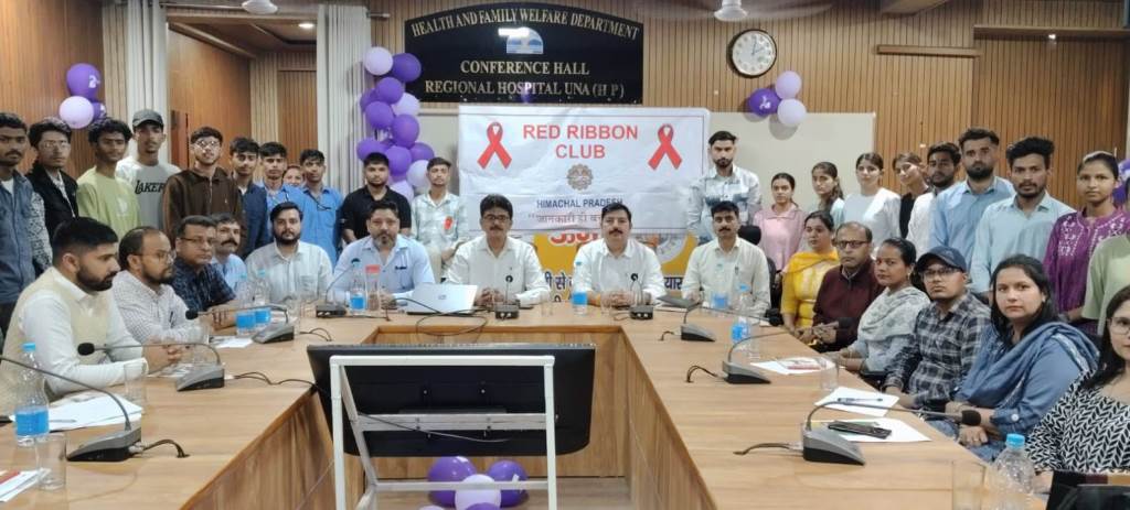 A oneday training workshop for Red Ribbon Clubs was held at RH Una